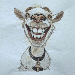 Dumb Smiling Goat