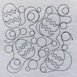 Easter Eggs Quilting Pattern