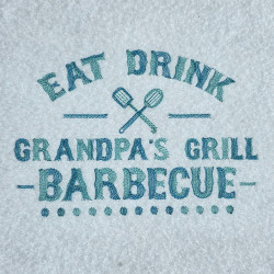 Eat Drink Grandpas Grill Barbeque Quote