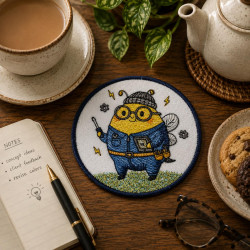 Electrician Bee ITH Coaster