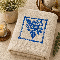 Elegant Flower Embossed