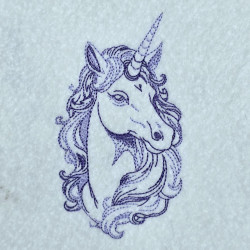 Elegant Unicorn Head