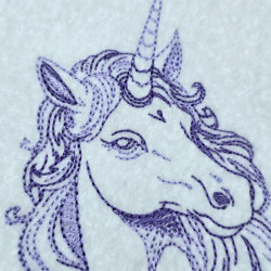 Elegant Unicorn Head