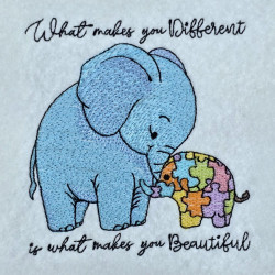 Elephant Autism Awareness Quote