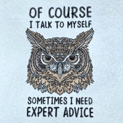 Expert Advice Owl Quote