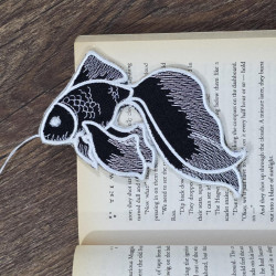 Fancy Goldfish ITH Bookmark