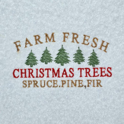 Farm Fresh Trees Christmas Quote