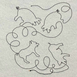 Farm Pig Quilting Pattern