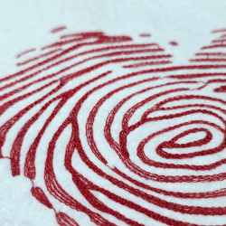 Fingerprint Heart Love