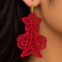 Floral Celtic Cross FSL Earring