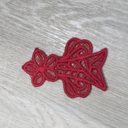 Floral Celtic Cross FSL Earring