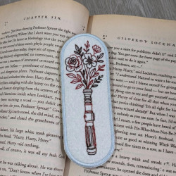 Floral Charm ITH Bookmark