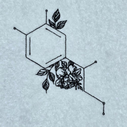 Floral Chemistry Pattern