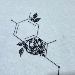 Floral Chemistry Pattern