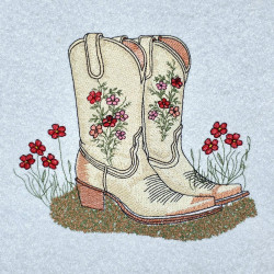 Floral Cowboy Boot