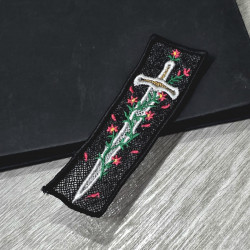 Floral FSL Sword Bookmark