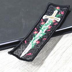 Floral FSL Sword Bookmark