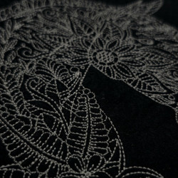 Floral Golden Horse Line Art