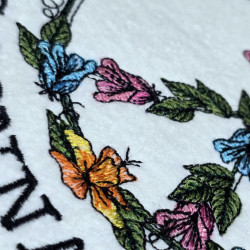 Floral Peace Sign And Quote