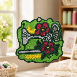 Floral Sewing Machine FSL