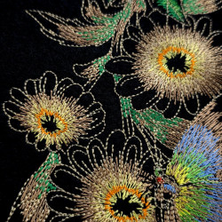 Flowers With Butterfly Panel Three