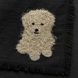 Fluffy Bichon Dog Fringe