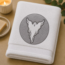 Flying Ghost Spirit Embossed