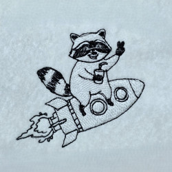 Flying Rocket Raccoon