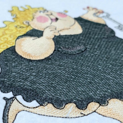 Funny Lady Holding Key