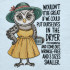 Funny Owl Dryer Quote