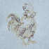 Funny Rooster Line Art