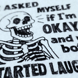 Funny Skeleton Quote