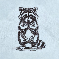 Gentle Woodland Raccoon