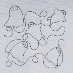 Ghostly Swirls Quilting Pattern