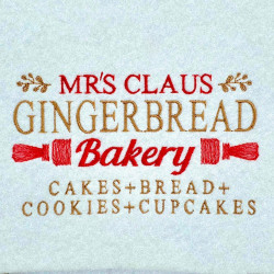 Gingerbread Bakery Christmas Quote
