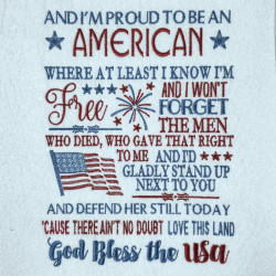 God Bless USA Quote