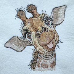 Goofy Giraffe Face