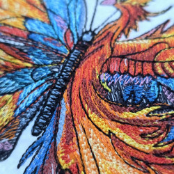 Graceful Butterfly With Phoenix