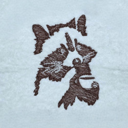 Graceful Tea Moment Raccoon