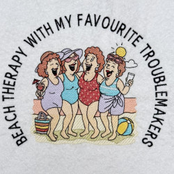 Grannys Beach Therapy With Friends