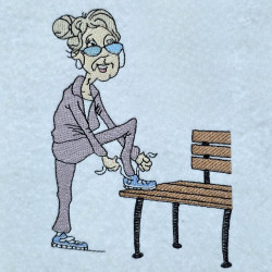 Grannys Brisk Walk Health Quote