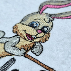 Groovy Bunny With Yarn Ball Monday