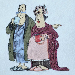 Grumpy Morning Couple Together