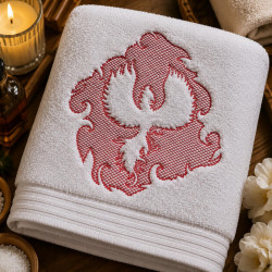 Guardian Phoenix Flame Embossed