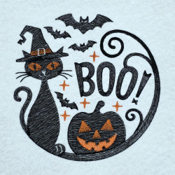 Halloween Boo Magic Cat