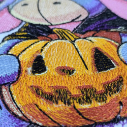 Halloween Donkey With Pumpkin