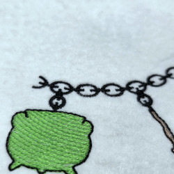 Halloween Witch Charm Necklace