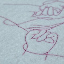 Hand Bond Line Art