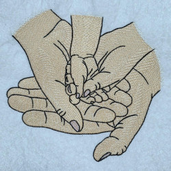 Hands Of Loving Family