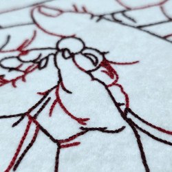 Hands Of Loving Family Line Art